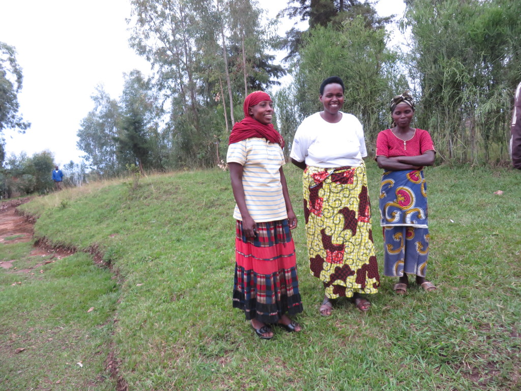 (From right to left) Niyonemera, Mukambonera & Mukamuhoza